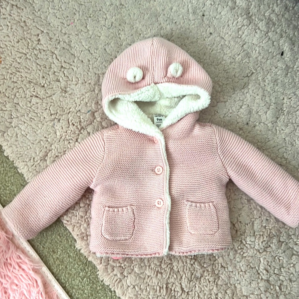 CARTERS Sherpa jacket 9 months
